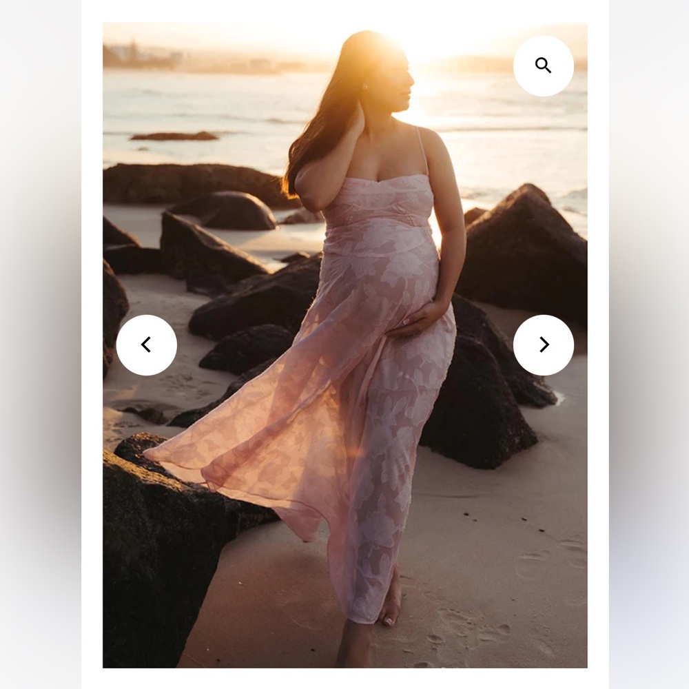 Pink Spaghetti Strap Sheer Dress